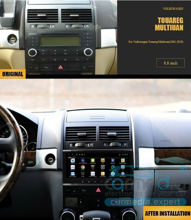 Штатная магнитола Parafar для Volkswagen T5 Caravelle/Transporter 2003-2009, Multivan на Android 10 (4/64gb) - фото 9 - id-p224334352