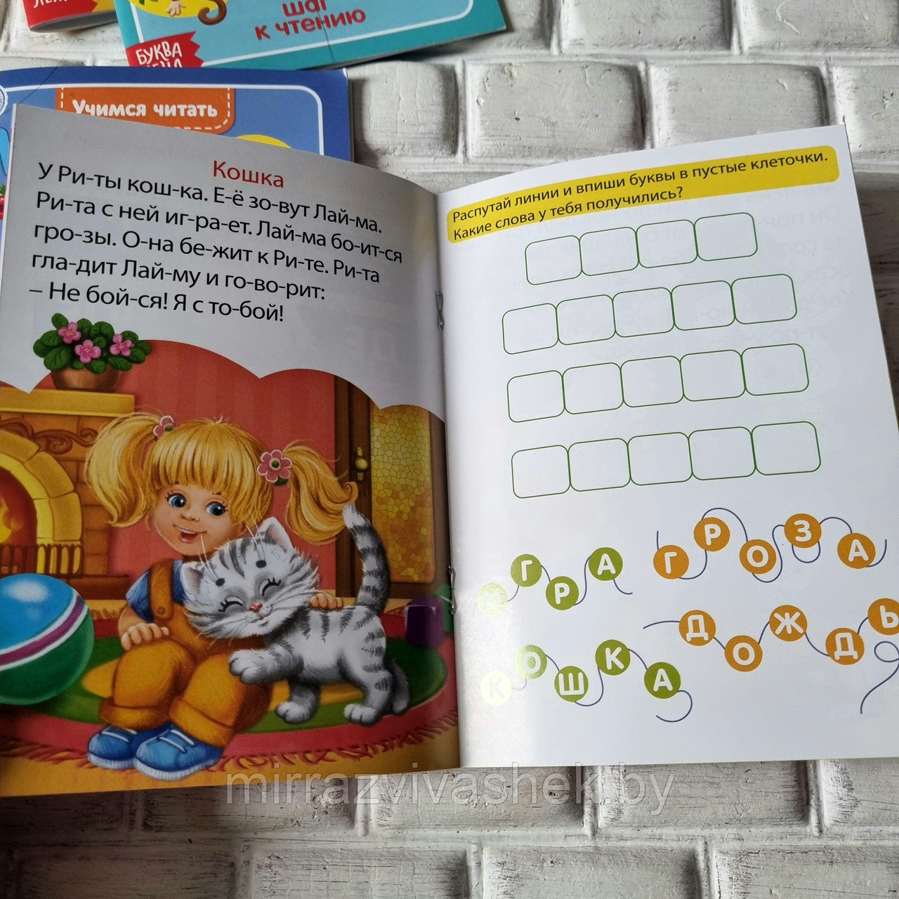 Набор для обучения чтению детей 4 - 6 лет - фото 9 - id-p204523054