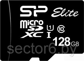 Карта памяти Silicon-Power Elite microSDXC SP128GBSTXBU1V10 128GB