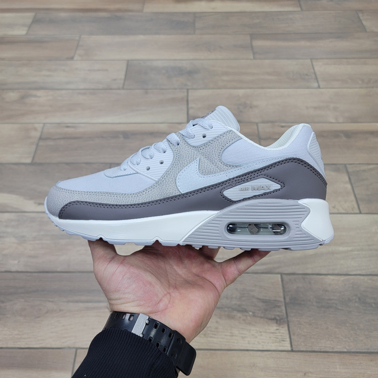 Кроссовки Nike Air Max 90 Light Iron Ore - фото 1 - id-p224286124