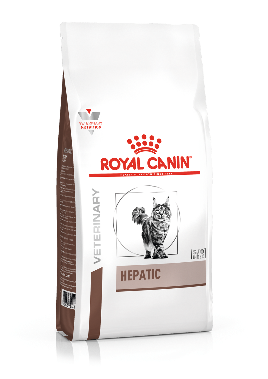 Royal Canin Hepatic сухой корм диетический для взрослых кошек для поддержания печени, 0,5кг, (Россия) - фото 1 - id-p224355387