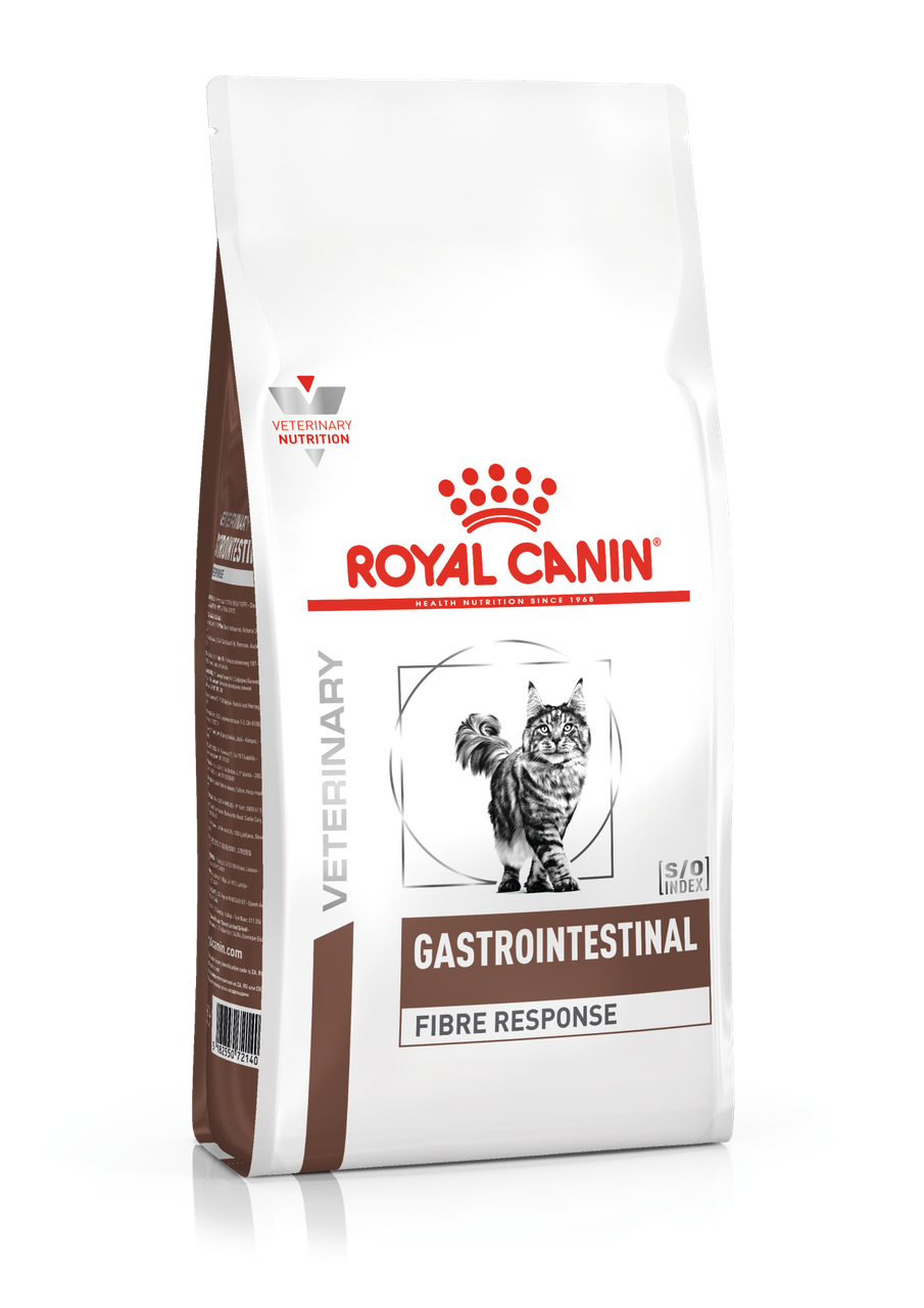 Сухой корм-диета Royal Canin Gastrointestinal Fibre Response для кошек при запорах 400гр.