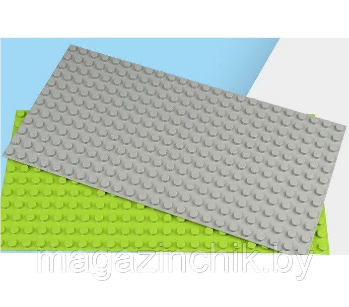 Пластина для конструкторов дупло, 38*20 см, аналог Лего, площадка - фото 1 - id-p224358498