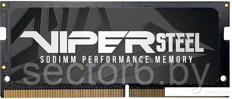 Оперативная память Patriot Viper Steel 16ГБ DDR4 SODIMM 3200 МГц PVS416G320C8S, фото 2