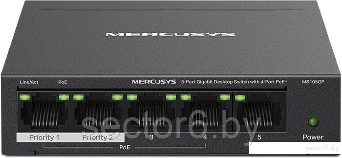 Неуправляемый коммутатор Mercusys MS105GP