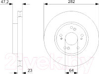 Тормозной диск Bosch 0986479364