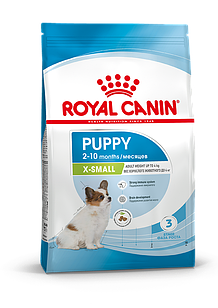 Сухой корм Royal Canin X-Small Puppy для щенков очень мелких собак 500гр.