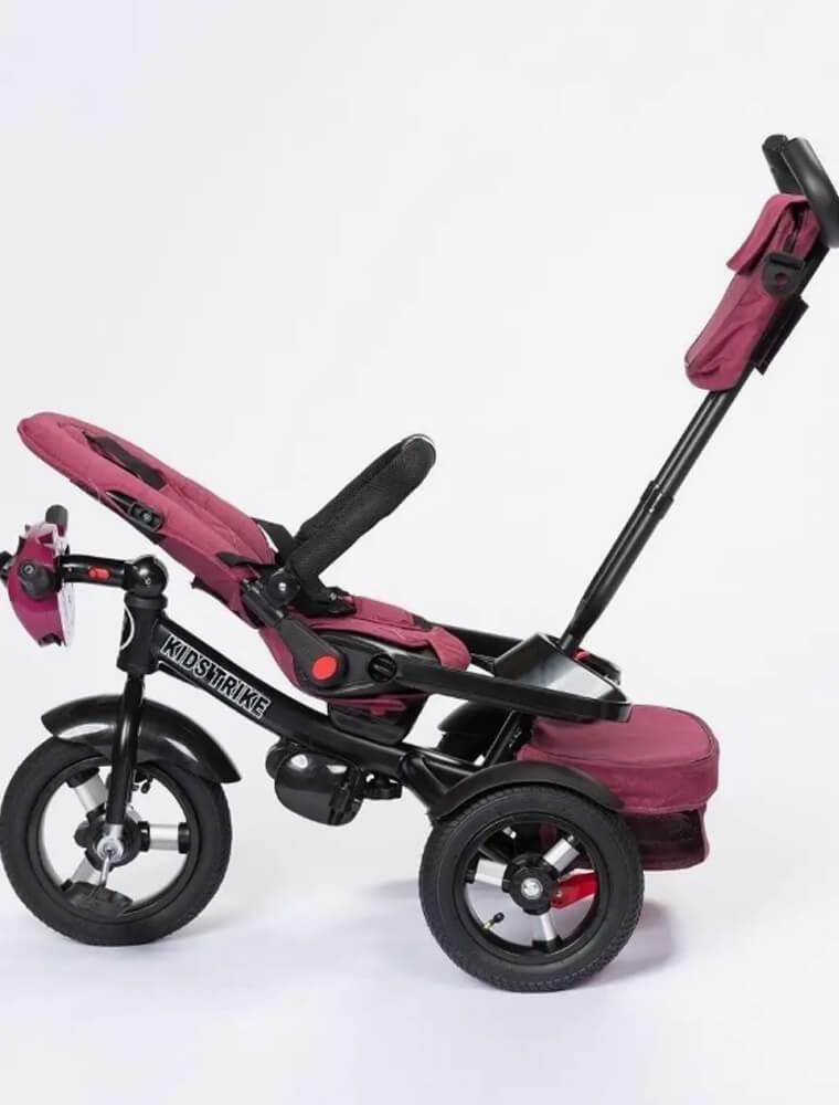 Детский трёхколесный велосипед трансформер Kids Trike Lux Comfort фиолетовый 6088 - фото 5 - id-p224361165