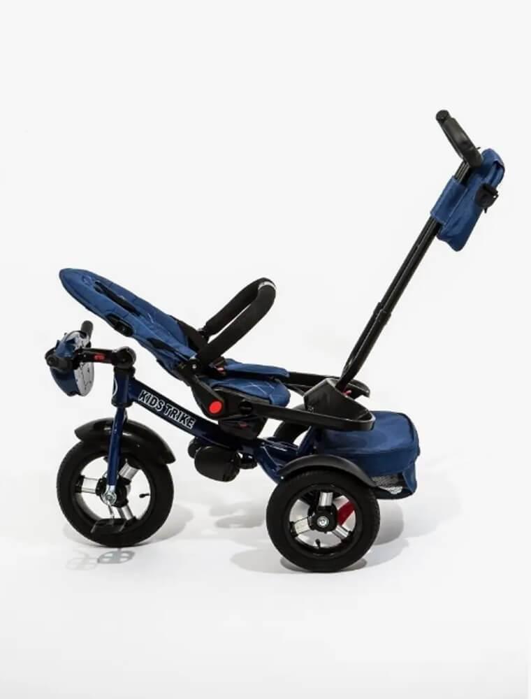 Детский трёхколесный велосипед трансформер Kids Trike Lux Comfort синий 6088 - фото 8 - id-p224361166