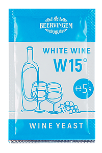 Винные дрожжи Beervingem "White Wine W15", 5 г