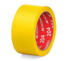 Скотч (клейкая лента ) желтого цвета "Нова Ролл 204", 48 мм х 66 м