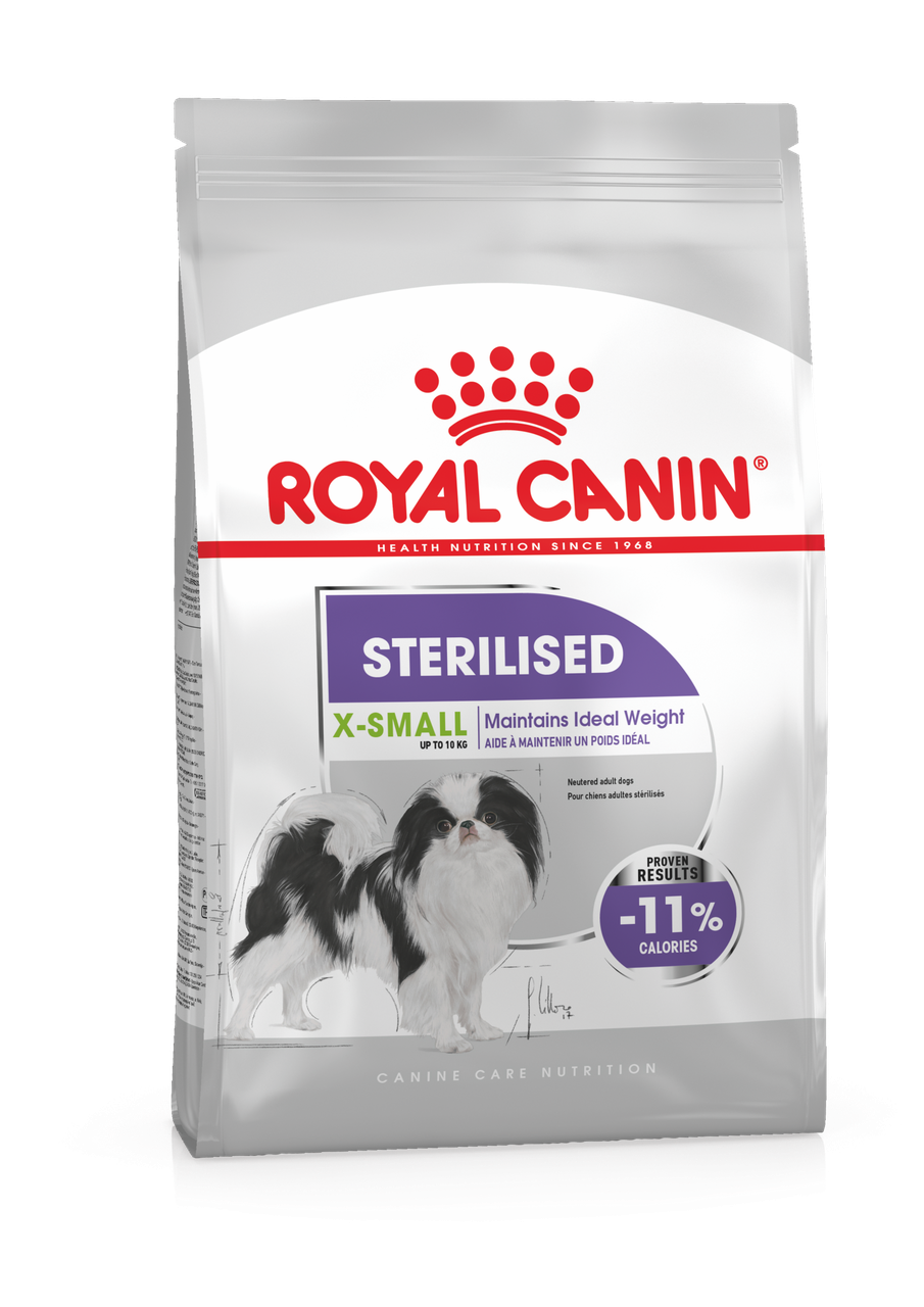 Royal Canin X-Small Sterilised сухой корм для взрослых стерилизованных собак (весом до 4кг), 0,5кг., (Франция) - фото 1 - id-p224366046