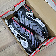 Кроссовки Nike Air Max Plus Grey Black Red White, фото 7