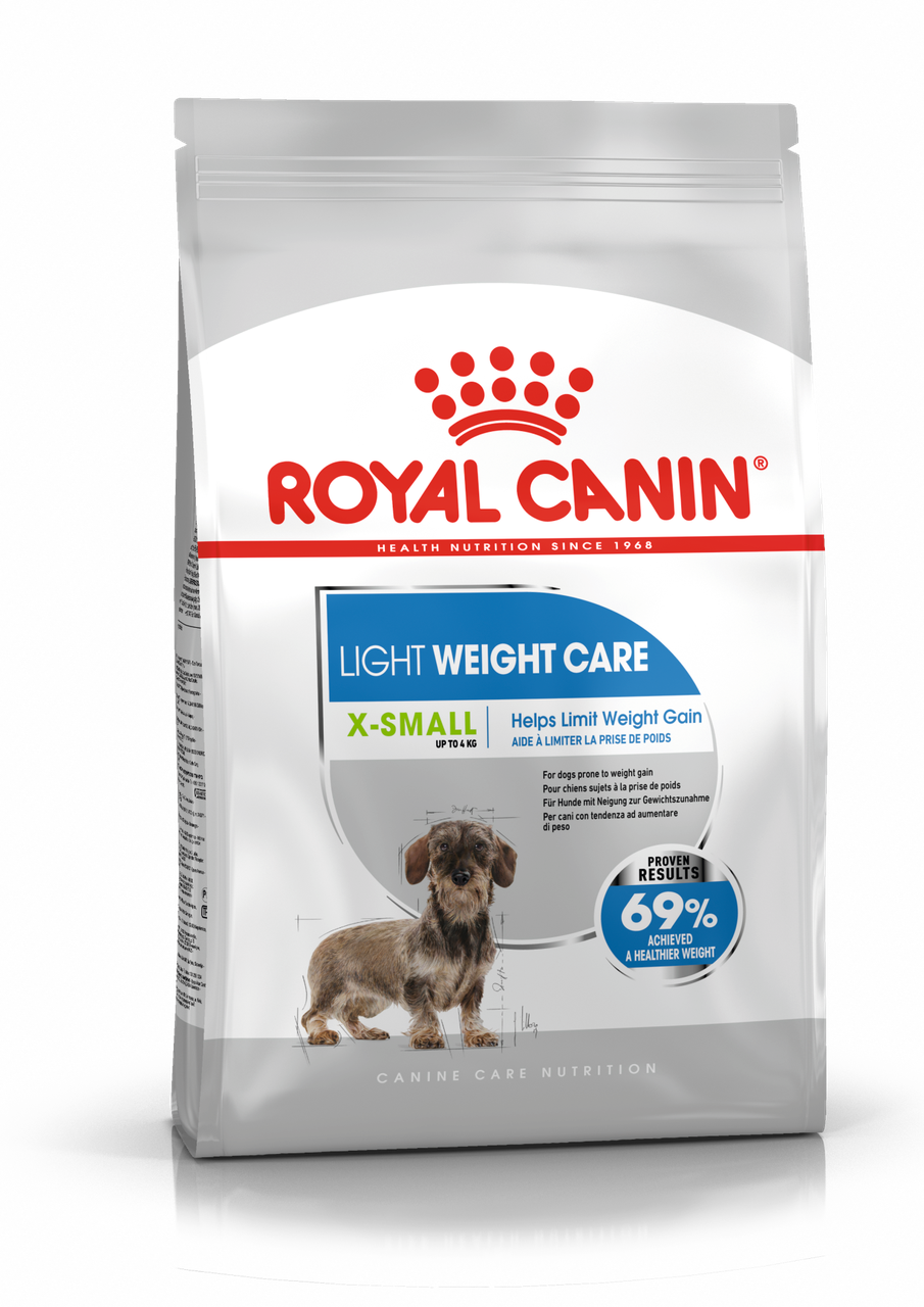 Royal Canin X-Small Light Weigh сухой корм для для взрослых и стареющих собак миниразмеров, 0,5кг., (Франция) - фото 1 - id-p224367149
