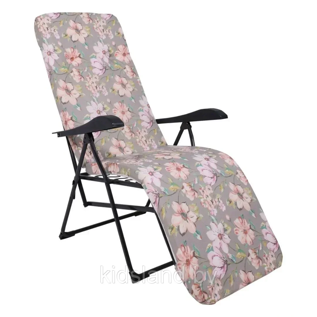 Складное кресло шезлонг с матрасиком Olsa Альберто-3 (1585х535х755), арт. с562/133 - фото 1 - id-p224356909