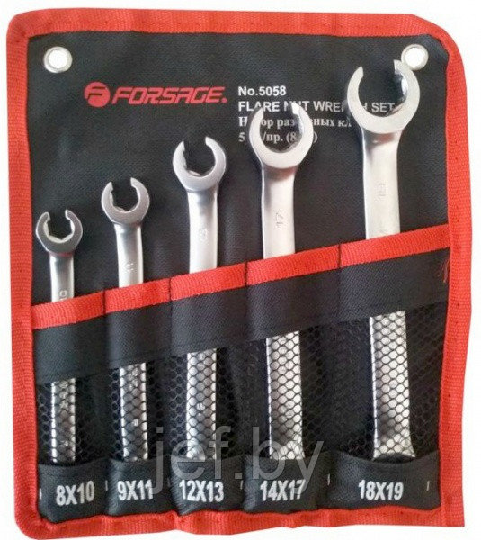 Набор ключей разрезных F-5058 5 предметов FORSAGE F-5058 - фото 1 - id-p195484326