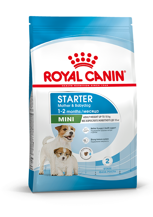 Royal Canin Mini Starter сухой корм для взрослых собак мелких размеров, 1кг., (Россия) - фото 1 - id-p224367786