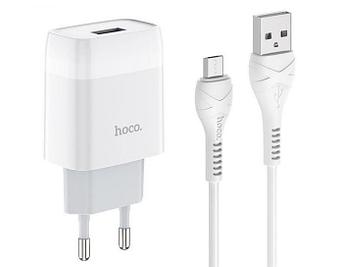 HOCO (6931474713001) C72A 1USB 2.4A MICRO USB 1м белый