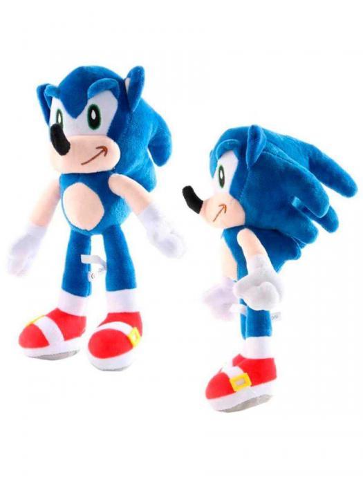 Мягкая плюшевая игрушка Sonic соник фигурка ежи 30см - фото 4 - id-p224290413