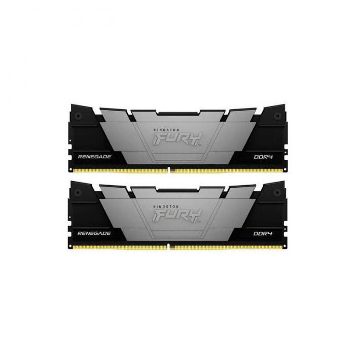 Модуль памяти Kingston DDR4 DIMM 2666MHz PC4-21300 CL13 - 16Gb Kit (2x8Gb) KF432C16RB2K2/16 - фото 1 - id-p224220354