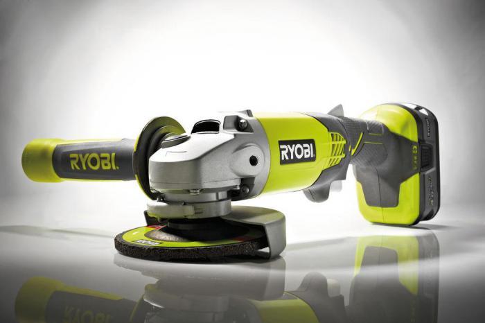 Угловая шлифмашина RYOBI R18AG-0 болгарка аккумуляторная углошлифмашина шлифовальная машина - фото 3 - id-p224311048