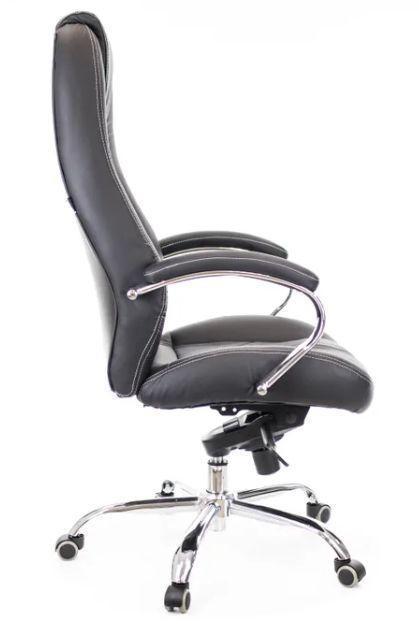 Компьютерное офисное кресло стул для руководителя компьютера EVERPROF Drift M экокожа черный на колесиках - фото 2 - id-p224221004