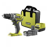 Дрель-шуруповерт аккумуляторная RYOBI R18DD3-120S