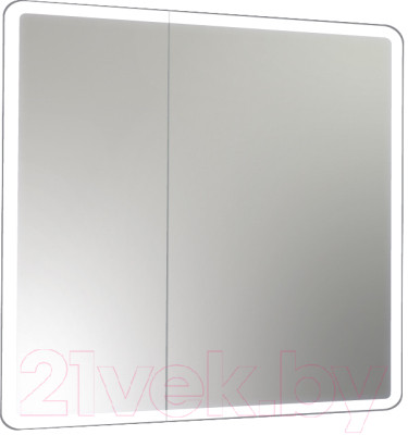 Шкаф с зеркалом для ванной Континент Emotion Led 80x80 - фото 1 - id-p224370403