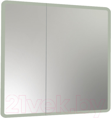 Шкаф с зеркалом для ванной Континент Emotion Led 80x80 - фото 2 - id-p224370403
