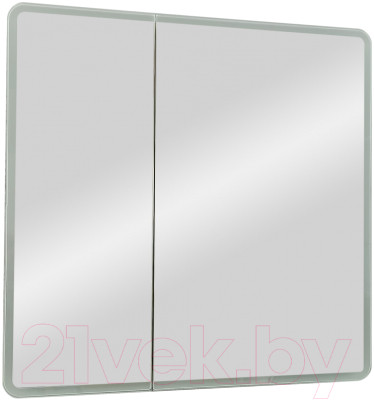 Шкаф с зеркалом для ванной Континент Emotion Led 80x80 - фото 3 - id-p224370403