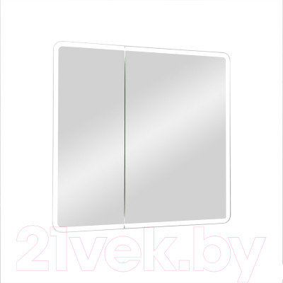 Шкаф с зеркалом для ванной Континент Emotion Led 80x80 - фото 6 - id-p224370403