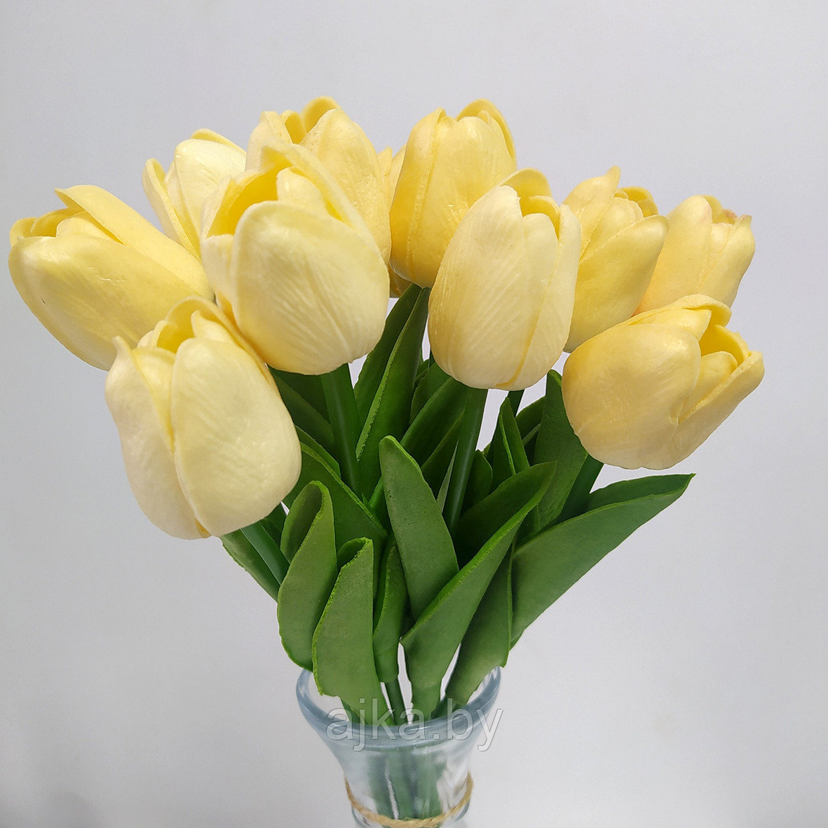 Букет из латексных тюльпанов 11 шт., кремовый - фото 1 - id-p224372853