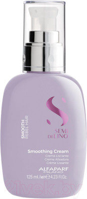Крем для укладки волос Alfaparf Milano Semi Di Lino Smooth разглаживающий для прямых волос - фото 1 - id-p224369872