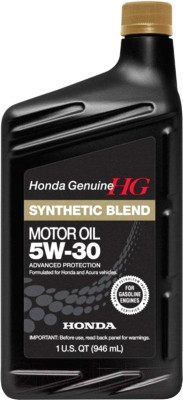 Моторное масло Honda Synthetic Blend 5W30 SN GF-5 / 087989134 - фото 1 - id-p224370019