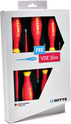 Набор отверток Witte Диэлектрических Pro VDE Slim / 670080 - фото 1 - id-p224369177