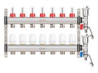 Коллекторная группа AVE136, 7 вых. AV Engineering (PRO серия Для теплого пола и водоснабжения)