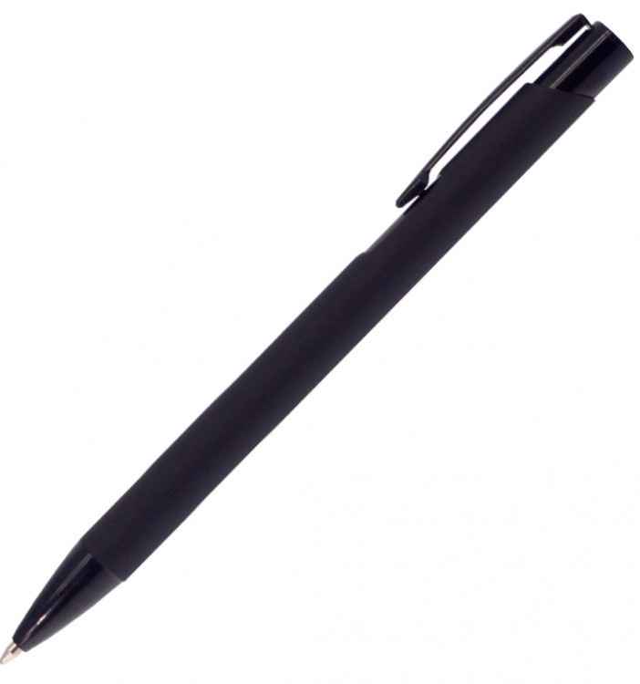 Оптом Ручка шариковая Legend Soft Touch, черный/черный - фото 1 - id-p224373638
