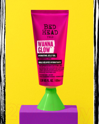Масло для волос Tigi Bed Head Wanna Glow Hydrating Jelly Oil Увлажняющее - фото 4 - id-p224372344