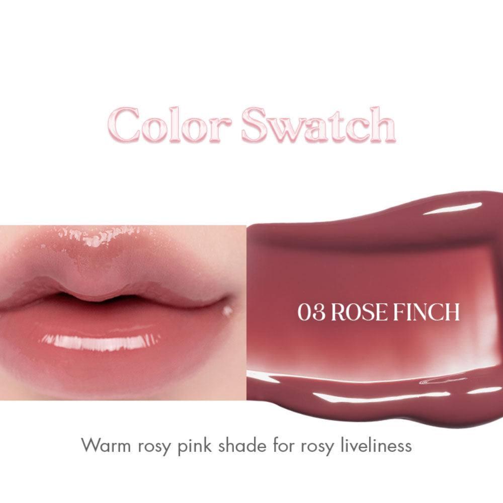 Блеск для губ ROM&ND Glasting Color Gloss 03 Rose Finch - фото 2 - id-p224373887