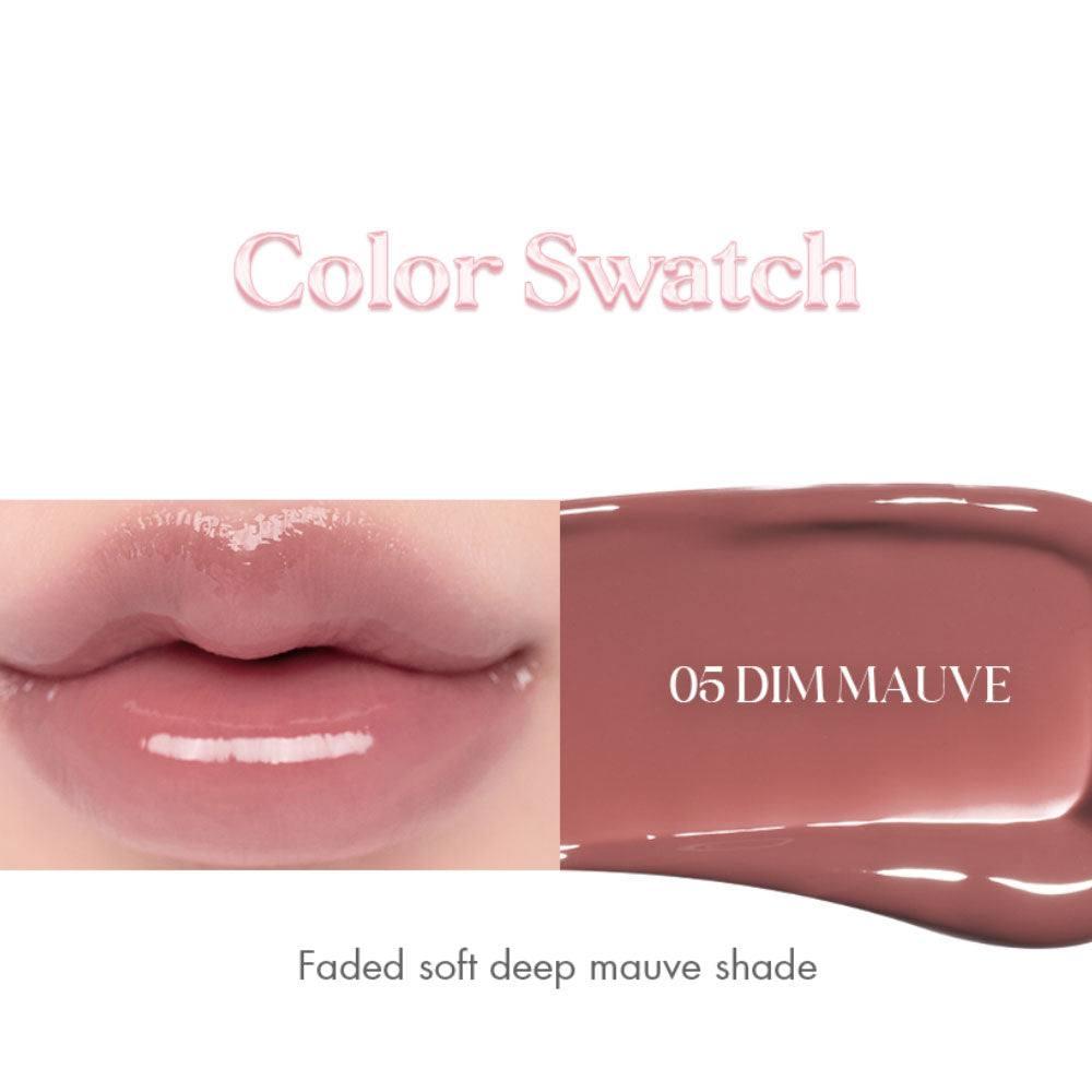 Блеск для губ ROM&ND Glasting Color Gloss 05 Dim Mauve - фото 2 - id-p224373892