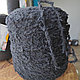 Пряжа травка Maruyasu art Spugna Mole 100% меринос 190м/100г цвет черный, фото 2