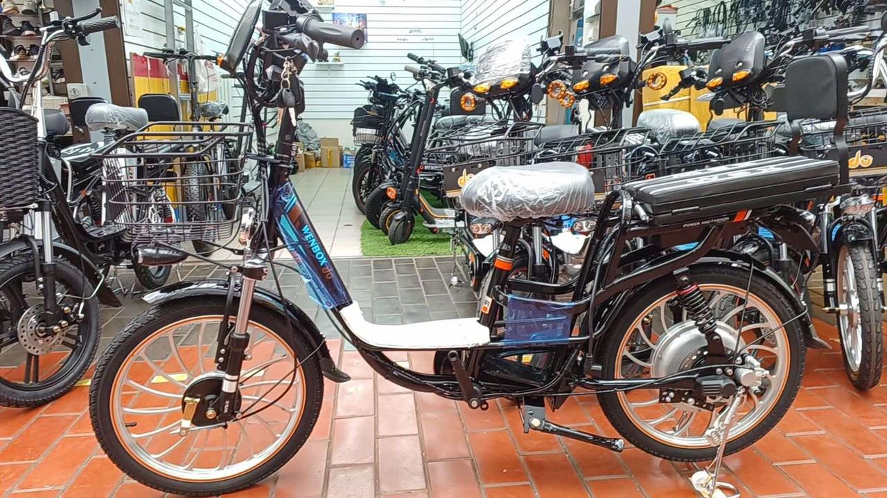 Электровелосипед Wenbo H-3 (NEW 2024) 60v18ah 500W - фото 1 - id-p224374323