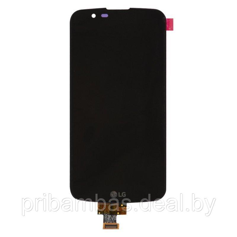 Дисплей (экран) для LG K10/K10 LTE (K410/K430DS) с тачскрином черный - фото 1 - id-p61230252