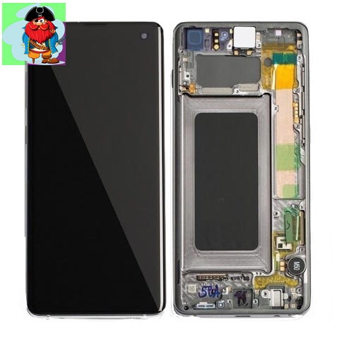 Экран для Samsung Galaxy S10 (SM-G977, G973) с тачскрином оригинальный, цвет: чёрный/синий/белый/красный - фото 1 - id-p122146177