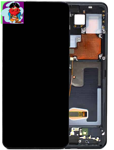 Экран для Samsung Galaxy S20 Ultra с тачскрином, цвет: черный - фото 1 - id-p224374413