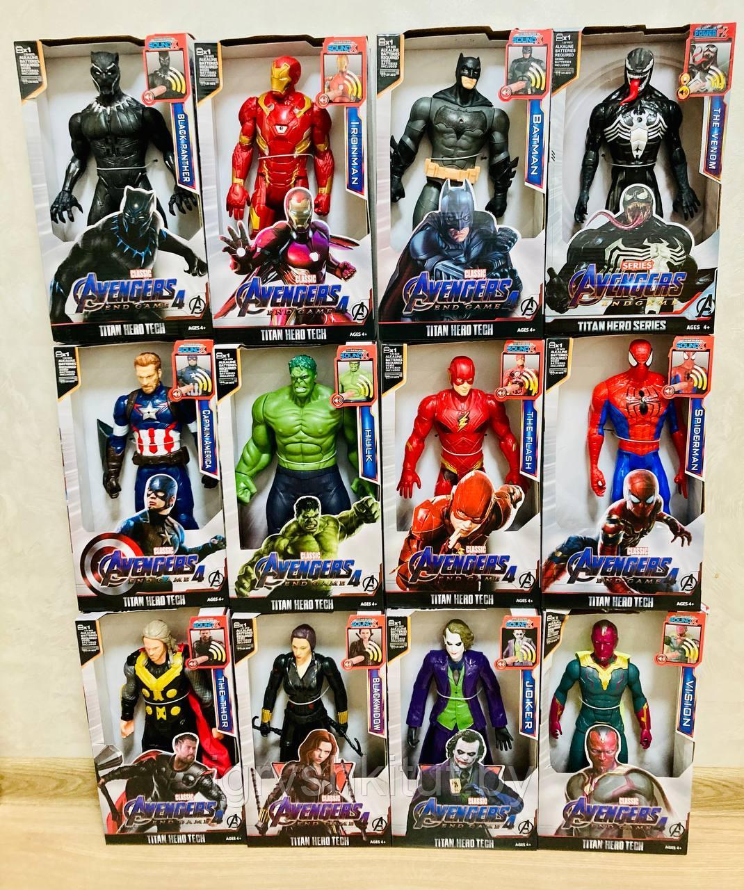 Набор из 12 Супергероев из Самых популярных комиксов Marvel и DC Comics