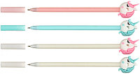 Ручка шариковая Meshu с топпером Sweetheart Unicorn, корпус ассорти, стержень синий