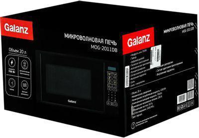 Микроволновая печь Galanz MOG-2011DB, 700Вт, 20л, черный - фото 6 - id-p223666831