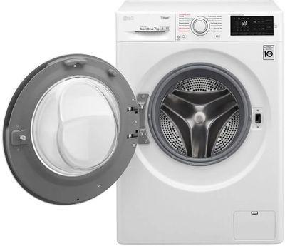 Стиральная машина LG F2J6HS0W, с фронтальной загрузкой, с паром, 7кг, 1200об/мин, инверторная - фото 8 - id-p224143663