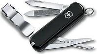 Складной нож Victorinox Nail Clip 580, функций: 8, 65мм, черный [0.6463.3]